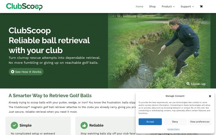 Screenshot of clubscoop.com