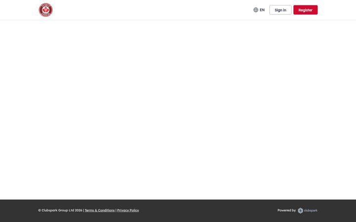 Screenshot of clubspark.ca