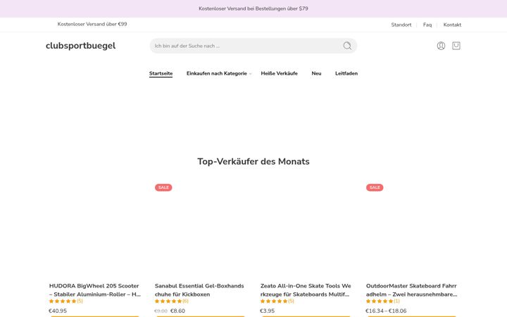 Screenshot of clubsportbuegel.de