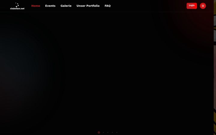 Screenshot di clubstars.net