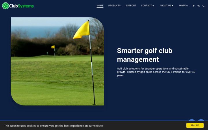 Screenshot of clubsystems.com