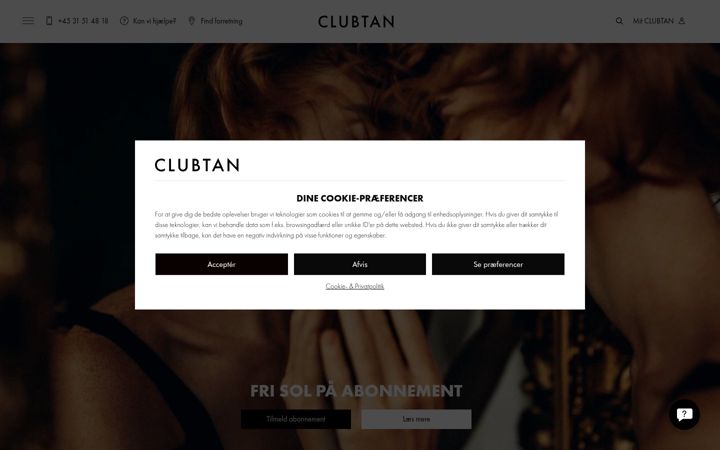 Screenshot di clubtan.net