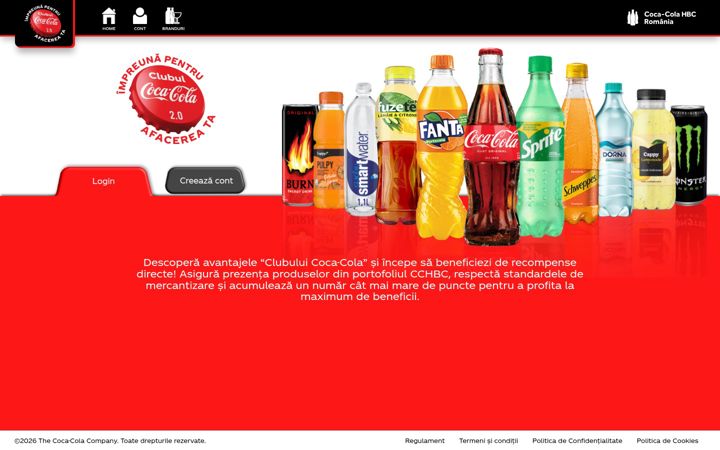 Screenshot of clubul-coca-cola.ro