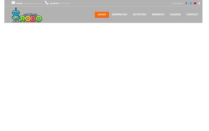 Screenshot of clubulluirobo.ro