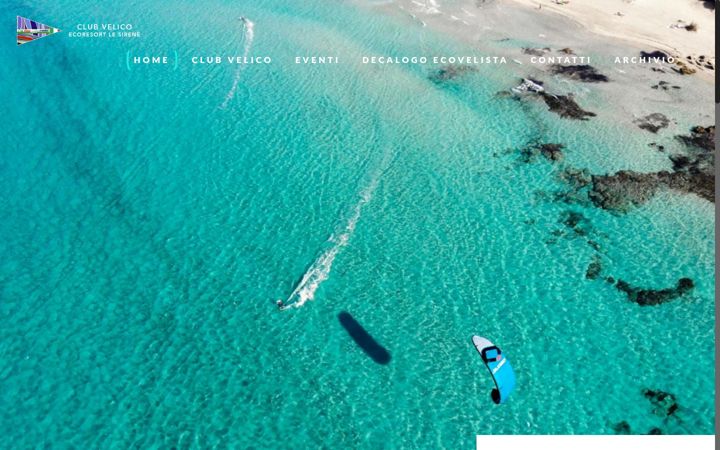 Screenshot of clubvelicoecoresortlesirene.it
