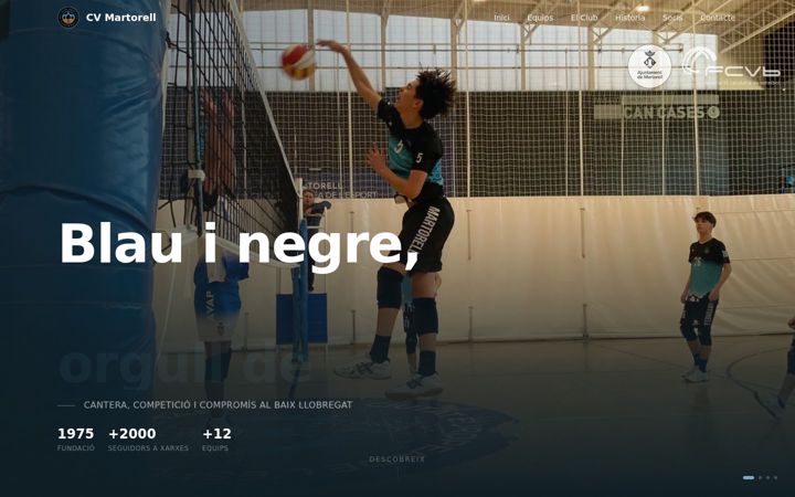 Screenshot of clubvoleimartorell.com
