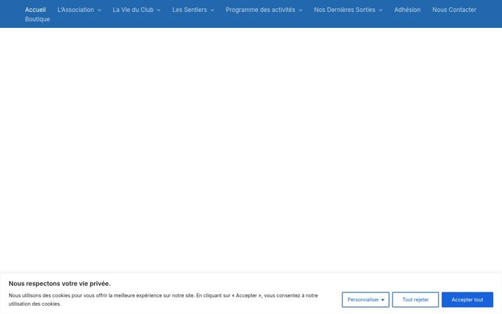 Screenshot of clubvosgien-gerardmer.com