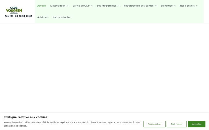 Screenshot of clubvosgien-wissembourg.com
