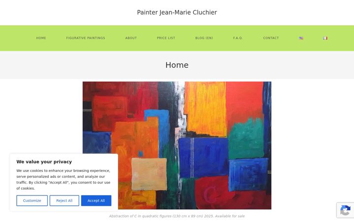Screenshot of cluchier-art.com