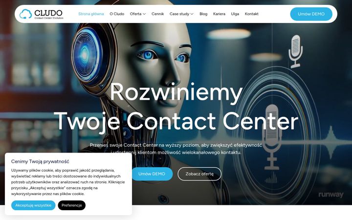 Screenshot of cludo.pl
