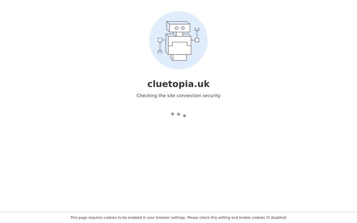 Screenshot of cluetopia.uk