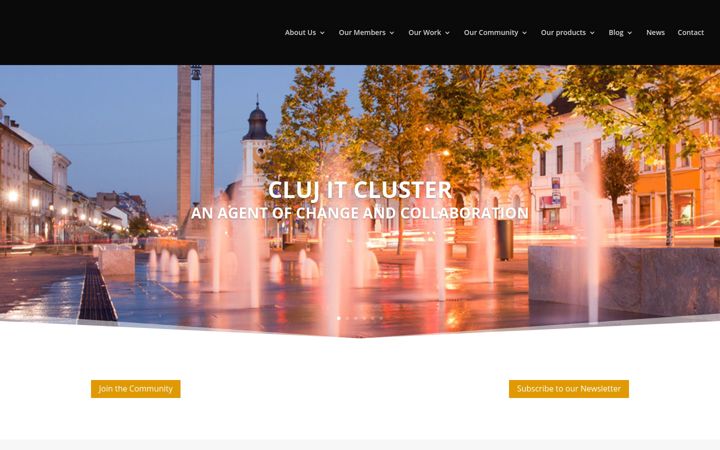 Screenshot of clujit.ro