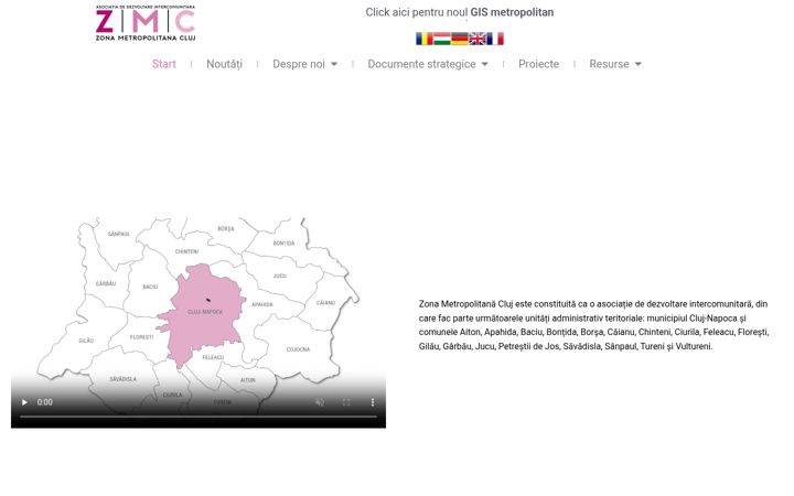 Screenshot of clujmet.ro