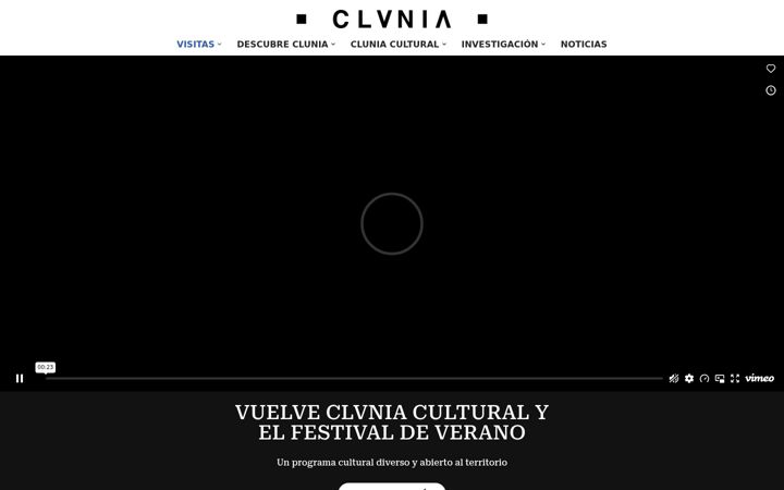 Posnetek zaslona clunia.es