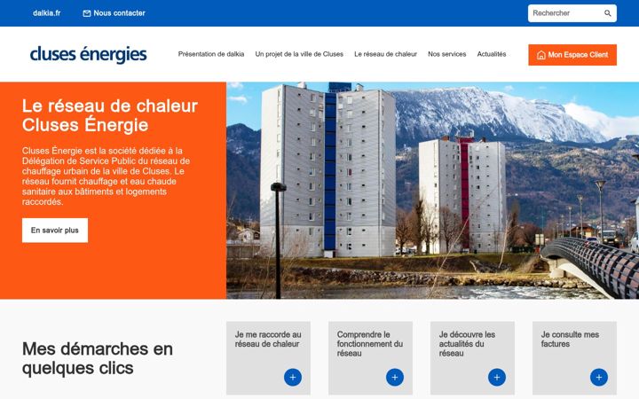 Screenshot of cluses-energie.fr