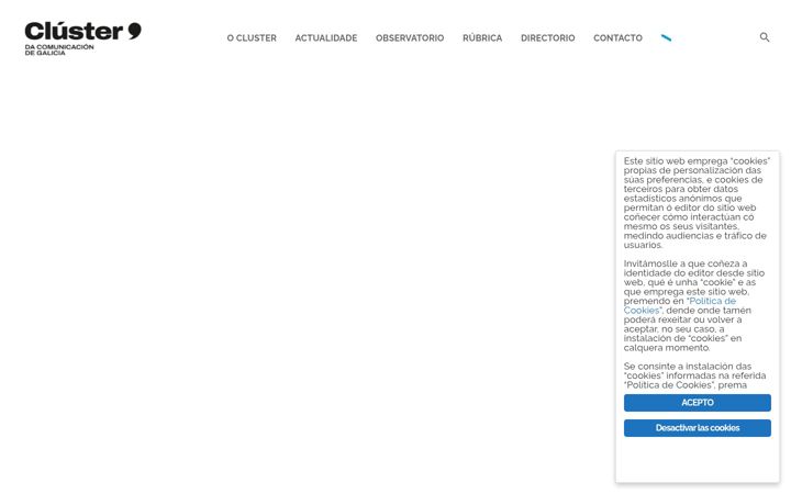 Screenshot of clustercomunicacion.gal