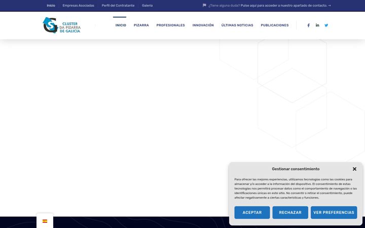 Screenshot of clusterdapizarra.com
