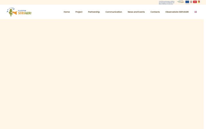 Captura de pantalla de clusterservagri.eu