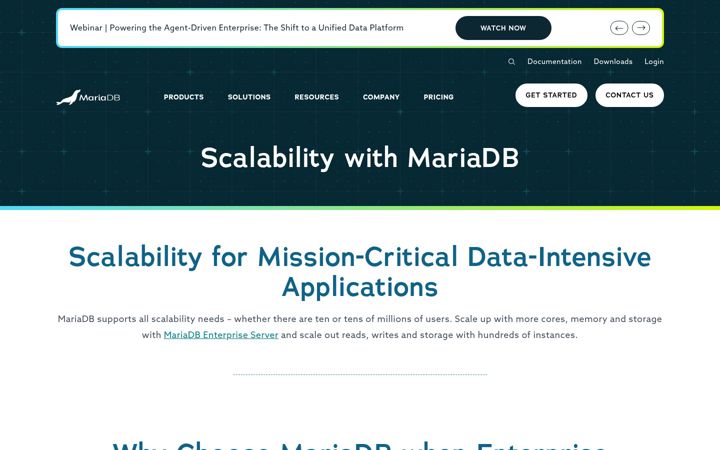 Screenshot of clustrix.com