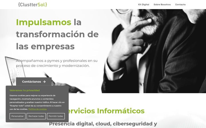 Screenshot of clustter.net