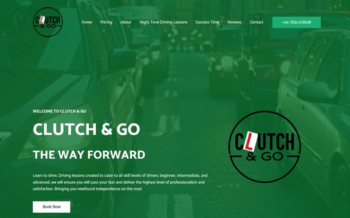 Screenshot του clutchandgo.co.uk