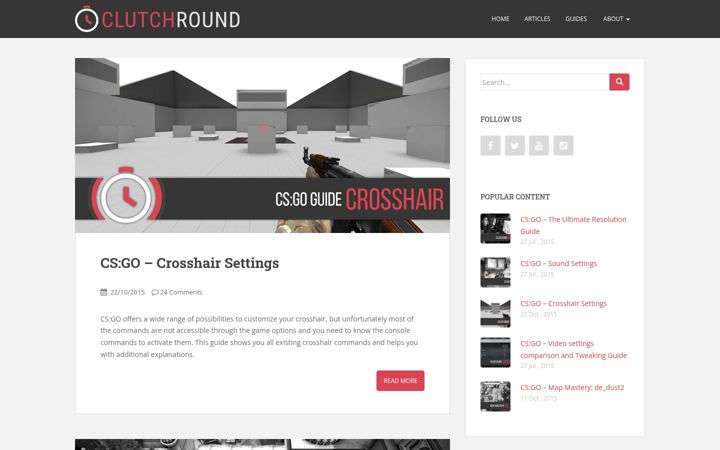 Screenshot of clutchround.com