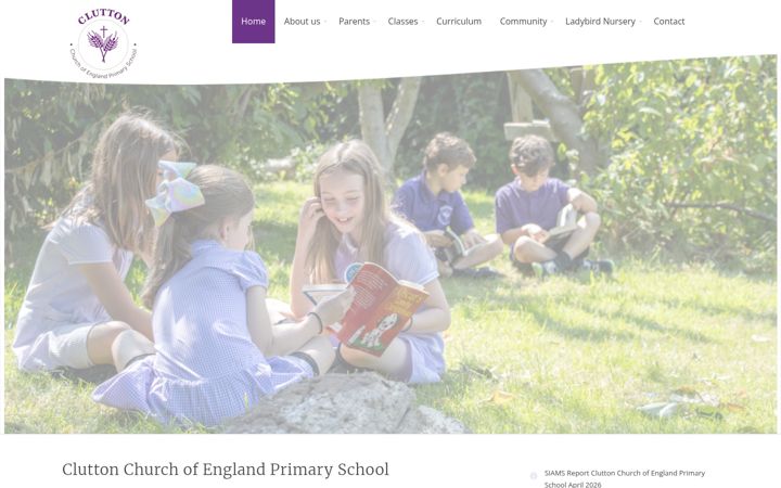 Screenshot του cluttonprimary.co.uk