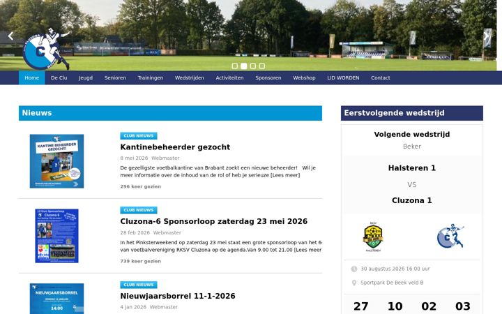 Snimka zaslona za cluzona.nl