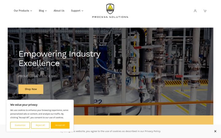 Screenshot of clvalve.ca