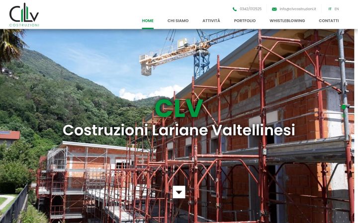 Screenshot of clvcostruzioni.it