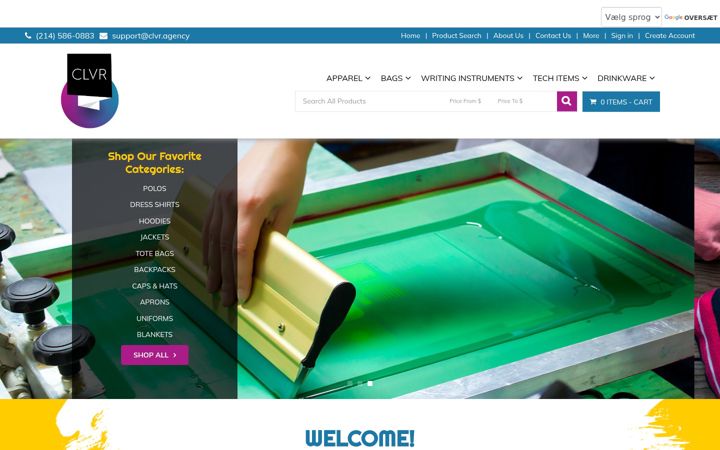 Screenshot of clvrpromo.com
