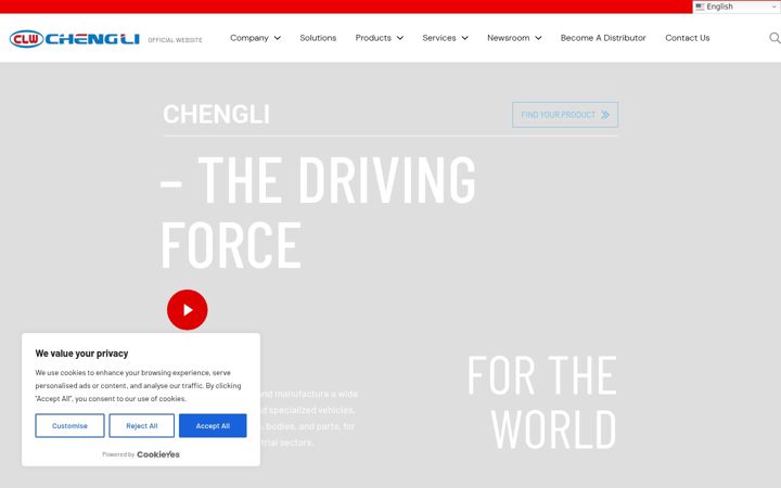 Screenshot of clw-international.com