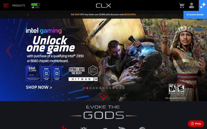 Screenshot του clxgaming.co.uk
