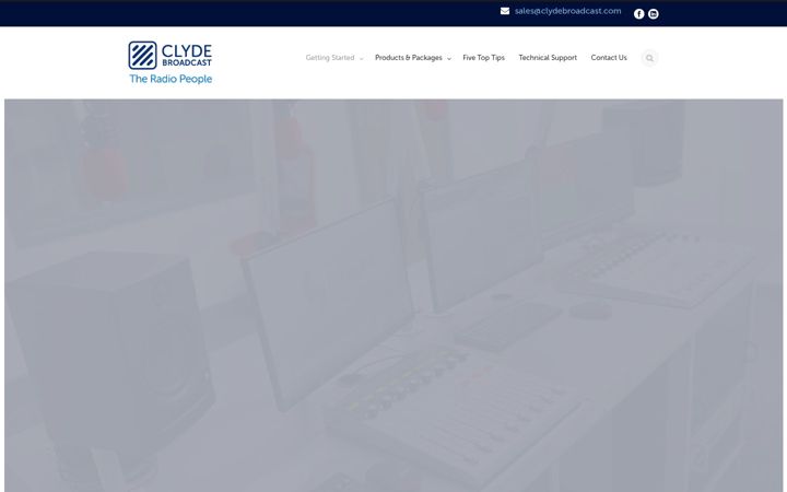 Screenshot of clydebroadcast.com
