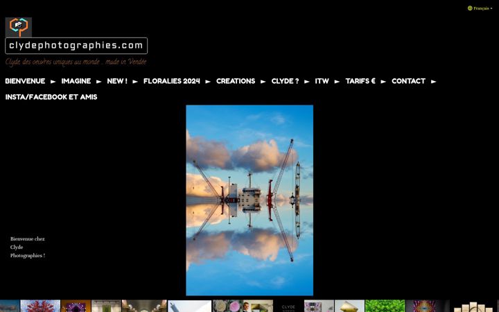 Screenshot of clydephotographies.com