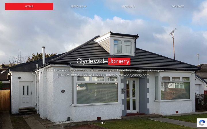 Screenshot of clydewidejoinery.com