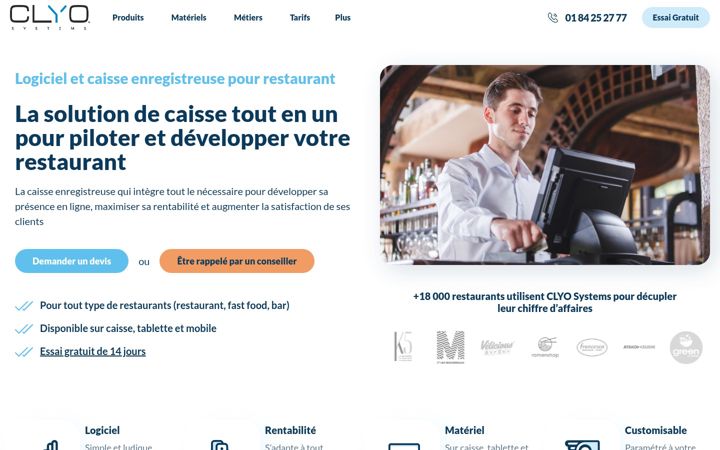 Екранна снимка на clyosystems.com