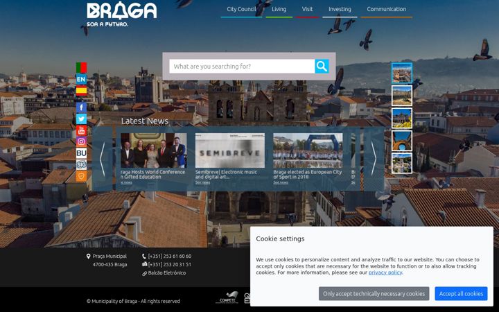 Zrzut ekranu cm-braga.pt