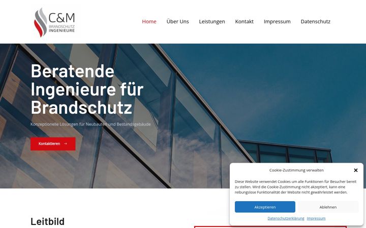 Screenshot of cm-brandschutzing.de