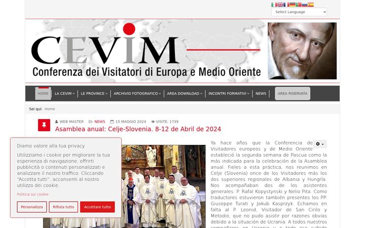 Screenshot of cm-cevim.org