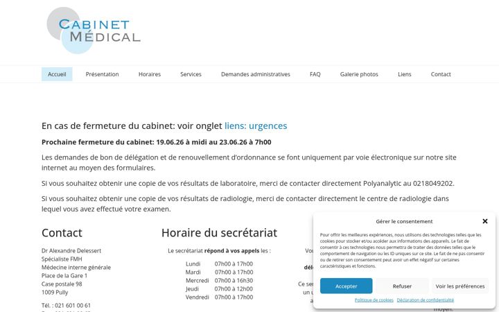 Képernyőkép: cm-delessert.ch
