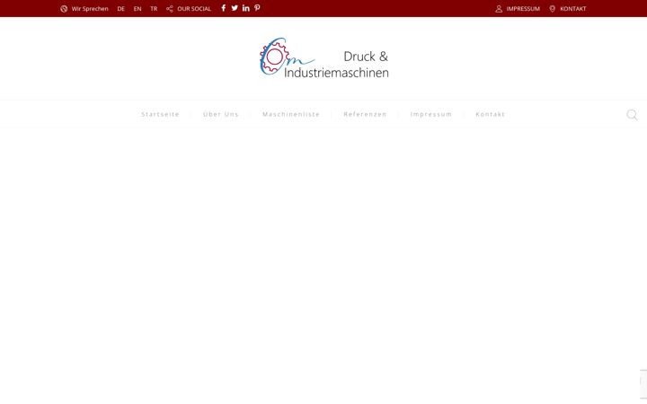 Screenshot of cm-druckmaschinen.de
