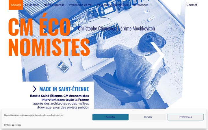 Screenshot του cm-economistes.fr