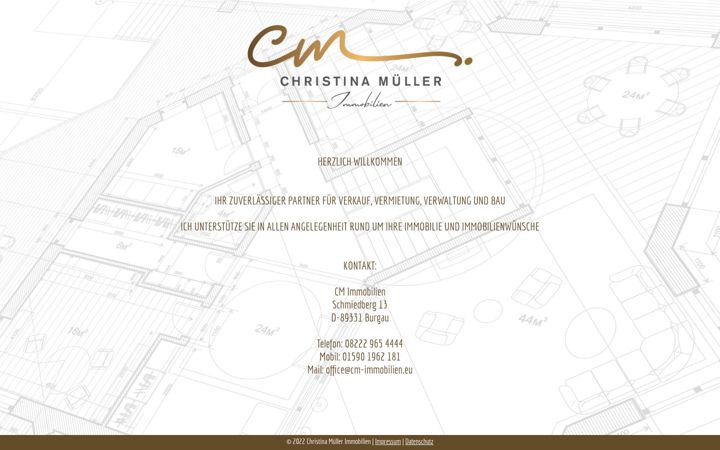 Screenshot of cm-immobilien.eu