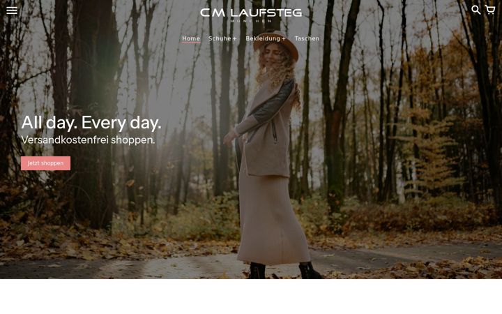 Screenshot of cm-laufsteg.com