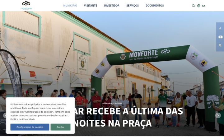 Screenshot of cm-monforte.pt