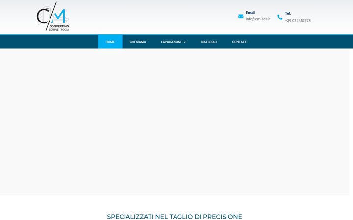 Screenshot of cm-sas.it