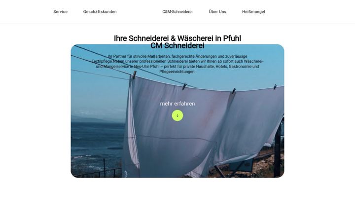 Screenshot of cm-schneiderei.de