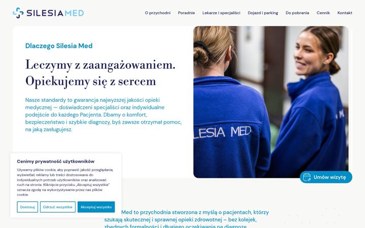 Screenshot of cm-silesia.pl