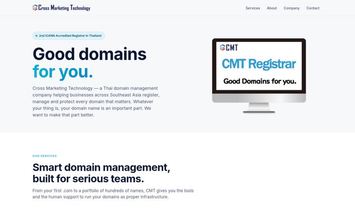 Screenshot of cm-tech-reg.com